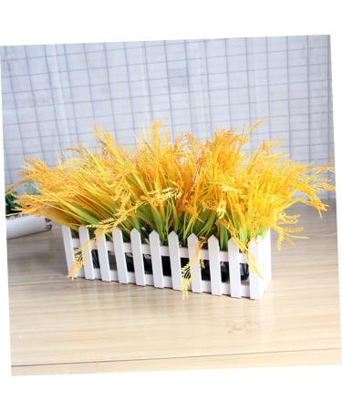 Zerodeko 4pcs 7 Simulated Rice Wheat Ear Flower House Decorations for Plants Realistic Wheat Ear Faux Plants Fake Wheat Ear Faux Greenery Artificial Ears of Wheat Paddy Plastic - Buy Online on GoSupps.com