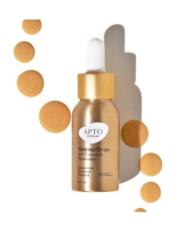 Skincare Shimmer Drops with Turmeric & Niacinamide - Glow Serum for Radiant Skin | 2 fl. oz. - International Shipping Available - Buy Online on GoSupps.com