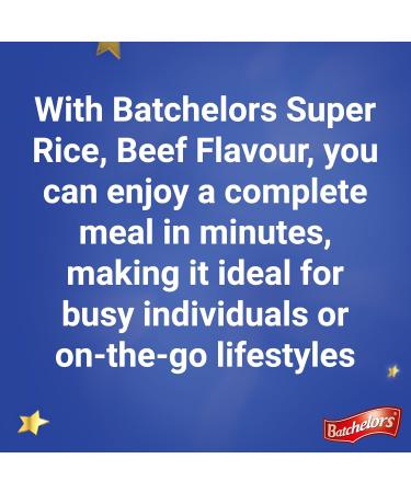 Batchelors Super Rice Beef Flavour Packet Ready Meal 90 g (Pack of 11) - Buy Online on GoSupps.com