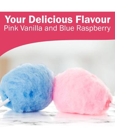 Buy Cotton Candy Floss Sugar - Blue Raspberry Cherry Pink Vanilla | 3.25 lbs Carton | Pack of 3 - International Shipping Available - Buy Online on GoSupps.com