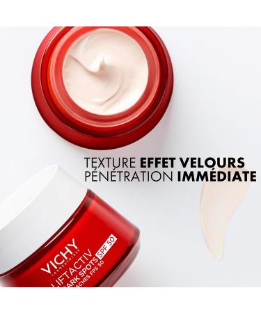 Vichy Liftactiv Anti-Dark Spot Day Cream B3 SPF50 Protects & Unifies Enriched with Niacinamide For All Skin Types 50 ml - Buy Online on GoSupps.com