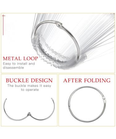 Beaupretty 100PCs Clear Fan-Shaped Nail Art Display Tips with Metal Split Ring Holder - Perfect for Nail Practice & Polish Organization - Buy Online on GoSupps.com