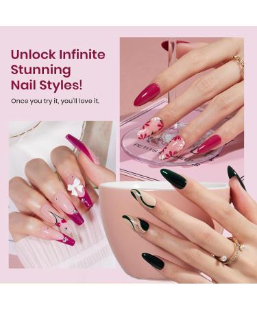 Beetles Gel Nail Polish Kit - 6 Colors with UV Light | Soak Off DIY Manicure Set - Perfect Gift for Women - Buy Online on GoSupps.com
