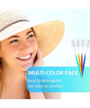 Disposable Travel Toothbrushes - Individually Wrapped Soft Bristle - 200 Pack for Adults & Kids | Ideal Travel Toiletries in 4 Colors - Buy Online on GoSupps.com