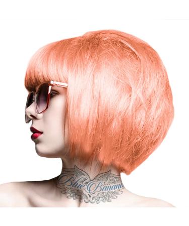 4 Crazy Color Semi Permanent Hair Colour Dyes by Renbow 100ml Peachy Coral 70 Pink 100 ml (Pack of 1)