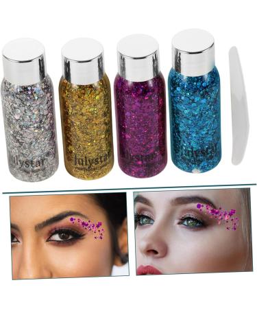 SKISUNO 4pcs Set Colorful Eye Shadow Glitter Eyeshadow Body Glitter Powder Glitter Body Bulk Glitter Liquid - Buy Online on GoSupps.com