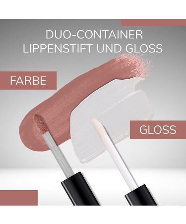 Manhattan Lips2Last Colour & Gloss - Nude Blush 59L | Long-lasting Lip Colour & Gloss | 8ml | International Shipping Available - Buy Online on GoSupps.com