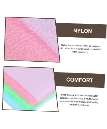 Shop Healeved 4pcs Body Exfoliator Scrubber Set - Back Shower Washer & Exfoliating Towel | Effective Bath Scrubbers & African Sponge for Smooth Skin | Fast International Shipping - Buy Online on GoSupps.com