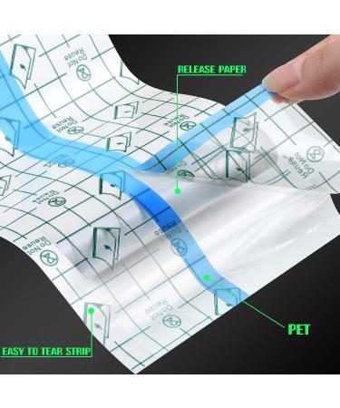 Spnico Waterproof Transparent Adhesive Bandage Tape | 5 Rolls | Shower Protector & Dressing Film for Tattoos | 5 Sizes - Buy Online on GoSupps.com