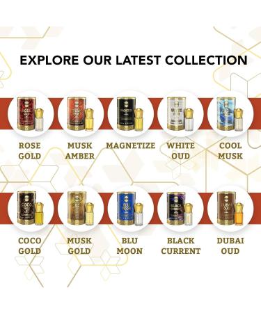 AJMALL Musk Amber Liquid Attar | Woody & Spicy Fragrance | Non-Alcoholic | Long Lasting Liquid Attar For Men - 5 Ml - Buy Online on GoSupps.com