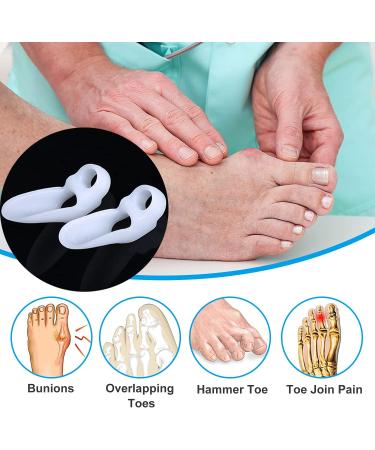 3 Pairs Toe Separator Bunion Pads - Gel Bunion Corrector for Pain Relief & Big Toe Realignment - Buy Online on GoSupps.com