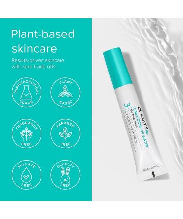 ClarityRx Daily Dose of Water Lip Treatment - Hyaluronic Acid, Natural Plant-Based Lip Plumping for Dry Lips (0.4 oz) - Buy Online on GoSupps.com