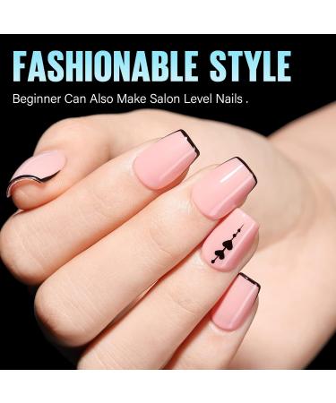Tomicca Ballerina Short Nail Tips - 240 Gel & Acrylic Half Matte Coffin Style - 15 Sizes for Perfect Fit - Buy Online on GoSupps.com