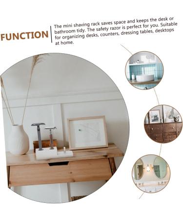 Buy Hemoton Electric Shaver Base for Men | Waterproof Safety Razor Stand & Organizer | Zinc Alloy Vintage D cor | International Shipping Available - Buy Online on GoSupps.com