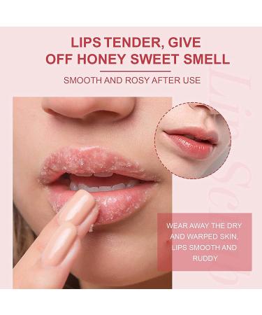 Strawberry Lip Scrub & Sleep Mask | Exfoliate Moisturize & Repair Dry Lips - Best Lip Care Products Online - Buy Online on GoSupps.com