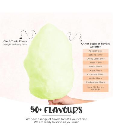 Baking Beauty and Beyond Premium Gin & Tonic Floss Sugar 800g - Natural Ingredients for Perfect Cotton Candy - Bulk Floss Sugar for Every Occasion - Buy Online on GoSupps.com