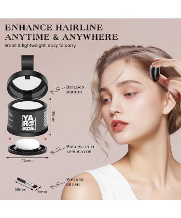 Poudre de touche-racines Yargkos masque instantan pour cheveux gris. Id ale pour les racines la barbe ou les zones clairsem es hommes et femmes (Blanc) - Buy Online on GoSupps.com