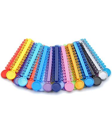 Mingqian Orthodontic Ligature Rings - Random Color Plastic Accessories for Braces | 1 Pack - Buy Online on GoSupps.com
