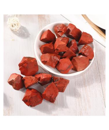Natural crystal rough Natural crystal rough 100g Natural Red Jasper Rough Stones Specimens Crystals Irregular Shape Rock Stone For Fish Tank Aquarium Semi-precious Stone Antiques Exorcise Evil Spirits 3-5cm 100g