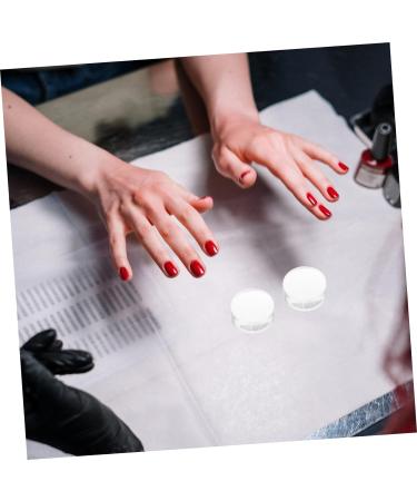 Ipetboom Silicone Nail Stamper Replacement 6pcs Nail Art Silicone Stamp Single Silica Gel Seal Silicone Stamper Replacement 2.30X2.30X1.20CM Transparent Color - Buy Online on GoSupps.com