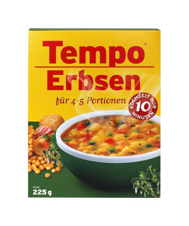 Buy 10 Pack Tempo Yellow Peas (225g each) - Quick 10-Minute Cooking Perfect for 4-5 Portions - International Shipping Available - Buy Online on GoSupps.com