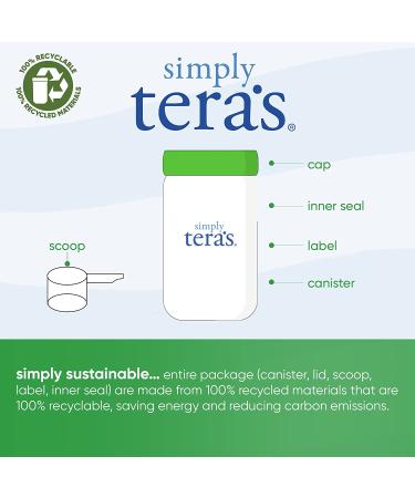 Teraswhey Grass Fed Organic Whey Protein - Plain 12 Ounce | Premium Protein Powder - Buy Online on GoSupps.com