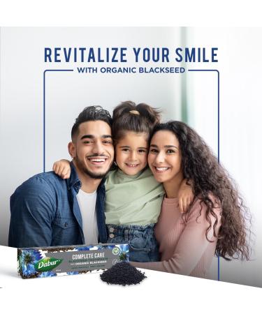 Dabur Black Seed Organic Toothpaste 100 ml | Complete Toothpaste for Strong Teeth and Gums | Specially Formulated for Natural Oral Care - Buy Online on GoSupps.com