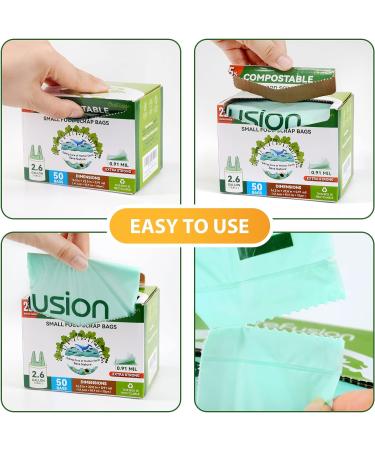 Compost Handle-Tie Garbage Bags 2.6 Gallon (80 Count) - BPI & OK Compost Certified, 0.91 Mils Thick, Small Food Scrap Waste Bags for Kitchen Compost Bin - Buy Online on GoSupps.com