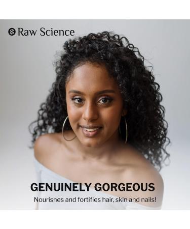 RAW SCIENCE Hair Growth Vitamins for Women & Men - Biotin, Collagen, B7 Gummies for Hair, Nails, Skin - 60ct Hair Growth Supplement for Thicker Stronger Hair - Buy Online on GoSupps.com