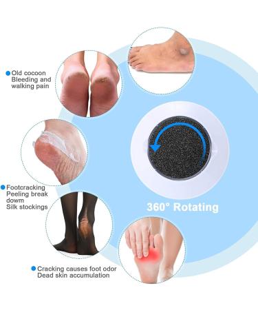 ICALODY Electric Foot Grinder Vacuum Callus Remover - Rechargeable Pedicure Tool for Cracked Skin Cleaning - Buy Online on GoSupps.com