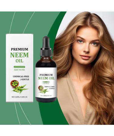 Neem Oil Skin Care Neem Oil for the Face | 100ml Cosmetic Neem Oil | Nourishing Oil for Hair Growth Natural Oil for Hair Repair - Buy Online on GoSupps.com