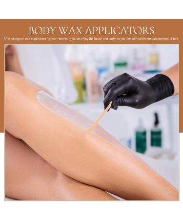 100 Wooden Wax Sticks - Healvian Body & Face Hair Removal Applicators for Eyebrows Legs Lips & Nose - Buy Online on GoSupps.com