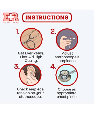 Ever Ready Lavender Dual Head Stethoscope | Premium Quality First Aid Tool for Professionals - Buy Online on GoSupps.com