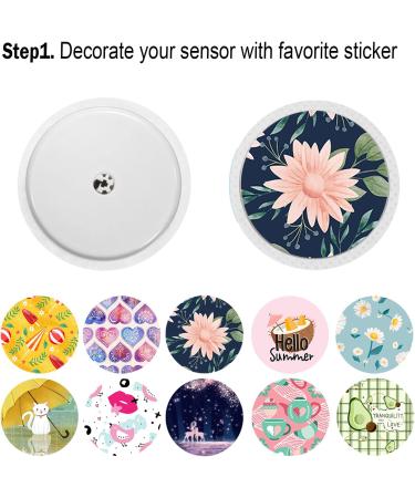 Waterproof Sensor Covers for Libre 2 - 40 Pack Yellow Adhesive Stickers for Freestyle Libre 2 Sensors - Latex-Free & Long Lasting - Buy Online on GoSupps.com