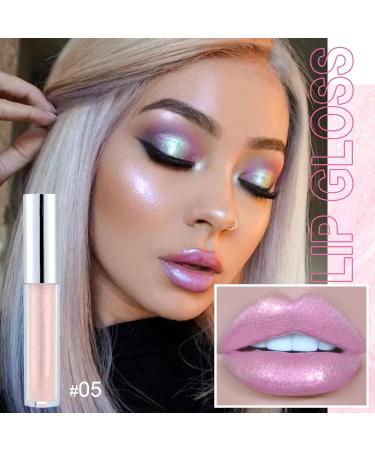 SAVOSWEET Set of 2 glitter lip glosses for girls - Diamond Shimmer Metallic Liquid Lipstick - Moisturizing glitter - With a fresh texture - For women and girls - Buy Online on GoSupps.com