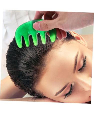 Buy TOVINANNA 1 Multifunctional Massage Tool - Schabe Care Plate Gua Sha Massage Comb - Green 12x4x0.2cm - International Shipping Available - Buy Online on GoSupps.com