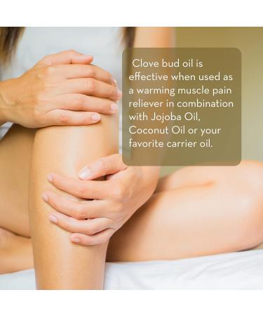 Pure Body Naturals Clove Bud Essential Oil 10ml - 100% Pure Therapeutic Grade for Aromatherapy & Natural Relief - Buy Online on GoSupps.com