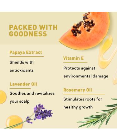 Just Nutritive Herbal Hair Gel - Natural Alcohol-Free Vitamin & Protein Infused | Humidity Control for All Hair Types - 16 Fl Oz - Buy Online on GoSupps.com