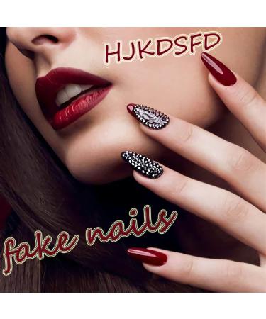Hauntingly Chic Halloween Press On Nails | Short Square Nude Acrylic with Orange Checkerboard & Ghost Bat Design | Reusable Glue-On Artificial Nails for Women - Buy Online on GoSupps.com