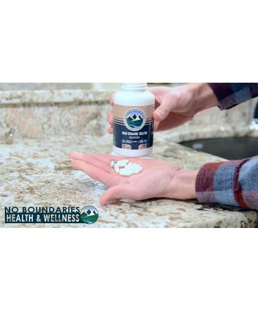 Organic 500mg MSM Sulfur Capsules - 180 Veg Capsules, No Fillers, Premium Supplement for Joints, Skin, Hair & Nails - by No Boundaries Health - Buy Online on GoSupps.com