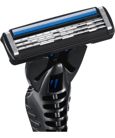 BIC Razor Blades for Men - Hybrid 3 Flex 12 Refill Pack with 3 Titanium Blades - Best International Shipping - Buy Online on GoSupps.com