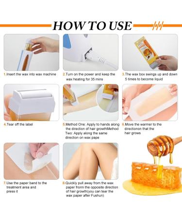 Wax Roll On Professional Roll on Depilatory Wax Hair Removal Wax Cartridge for Men-Women 4 Pack Wax Depilatory Wax Roller 100g (Rose) - Buy Online on GoSupps.com