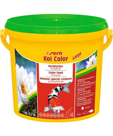 Sera Koi Color Nature 3.8 Ltr - Natural Koi Feed with Spirulina | Color-Enhancing Preservative-Free | International Shipping Available - Buy Online on GoSupps.com