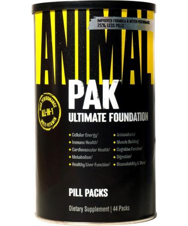 Animal Pak - Convenient All-in-One Vitamin & Supplement Pack - Zinc & Greens Pak - Chlorophyll - Buy Online on GoSupps.com