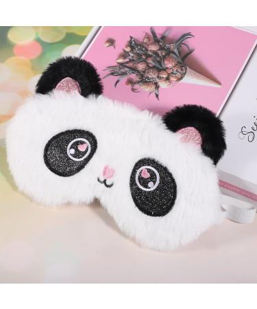 3D Panda Sleep Mask for Kids - Ultra-Comfortable Sleeping Glasses for Boys & Girls | Black & White Design - Buy Online on GoSupps.com