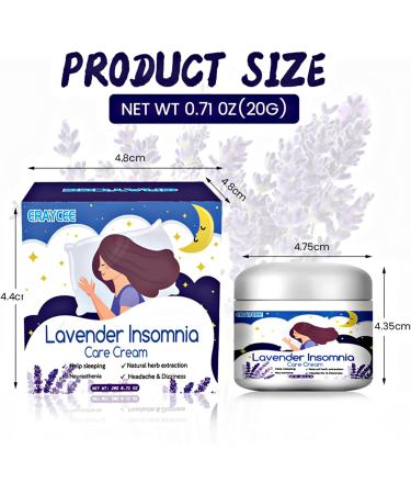 ERAYCEE Lavender Aromatherapy Balm 20g soothing essential oil melatonin Feminine Soothing Aromatherapy Balm Moisturizing calming Sleep Balm - Buy Online on GoSupps.com