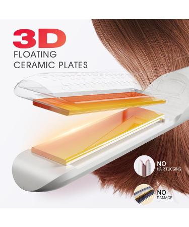 Professional 2-in-1 Curling Iron & Hair Straightener - Airflow Styler with 360 Cool Vents 5 Adjustable Temps Dual Voltage 15s Heat-Up for Salon Quality Curls & Waves - Buy Online on GoSupps.com