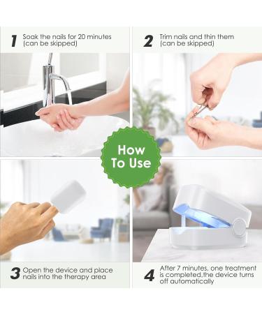 Home-Use Nail Fungus Laser Device with LED Blue Light Therapy - Buy Online on GoSupps.com