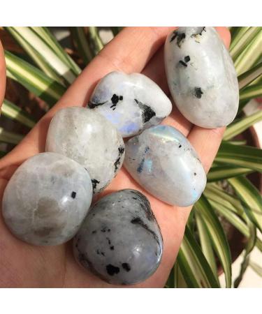 Natural Crystal Rough 100g Natural Polished Moonstone Tumbled Stone Natural Quartz Crystals Stone forCrystal Stone PEIQIYIN - Buy Online on GoSupps.com