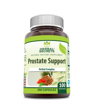 Herbal Secrets Prostate Support Supplement | 100 Mg Per Serving | 200 Capsules | Non-GMO | Gluten Free | Made in USA